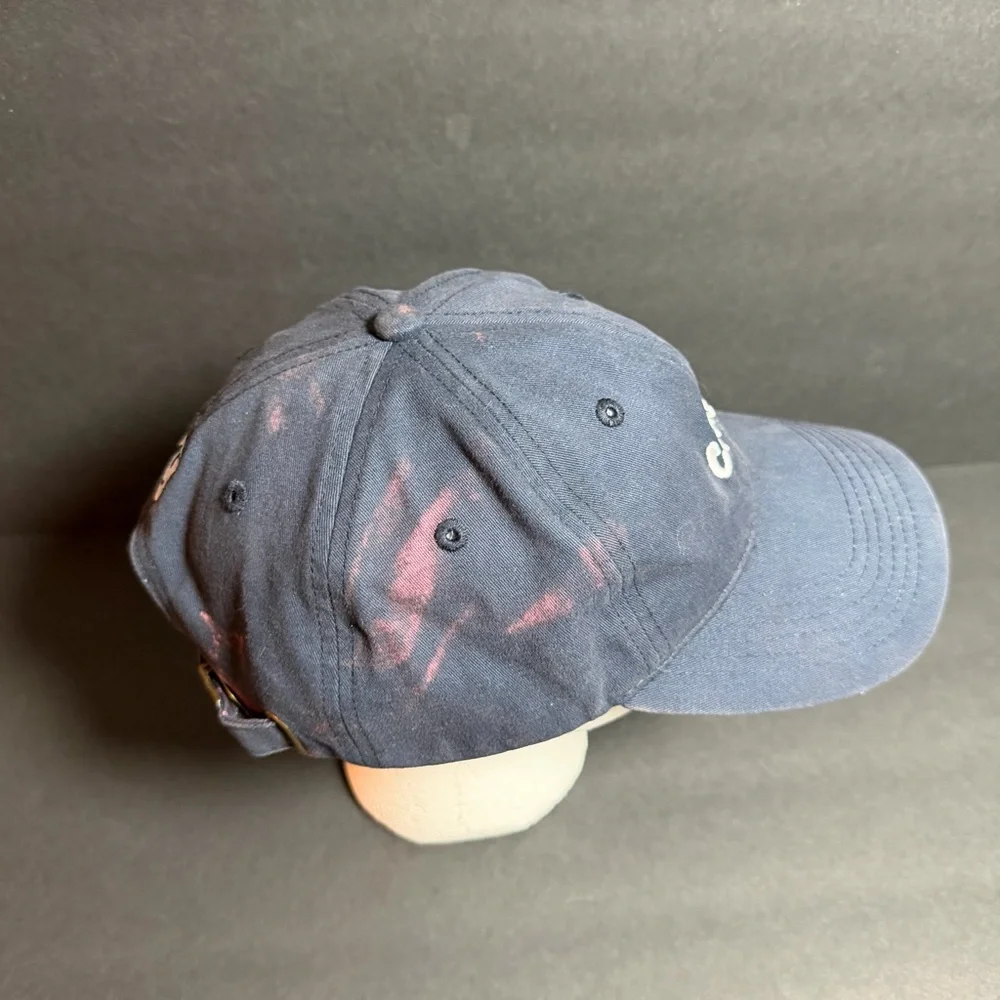 Cookies‎ SF Mens Navy Blue Script Logo Adjustable Strapback Dad Hat Cap OSFM